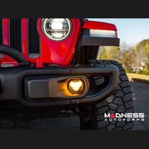 Jeep Gladiator JT LED Fog Light Kit - 4Banger Series - Morimoto - NCS/Wide/Yellow